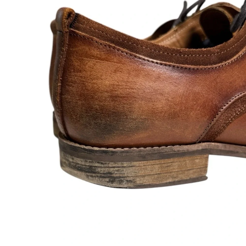 SONOMA Goods for Life Men's Brown Leather Dress Shoes - Size‎ 13